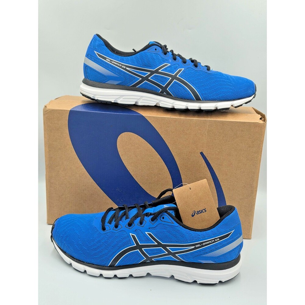 ASICS Gel Zaraca 5B Blue Black Running Shoes 1011B137 400 Men’s 10 New